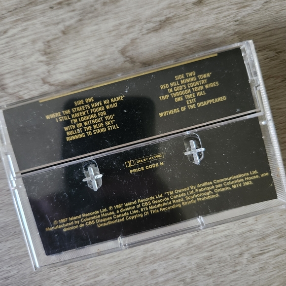 🌿2/$20 U2 The Joshua Tree cassette - Picture 2 of 5